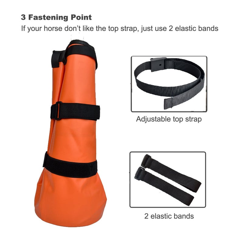 yeezo Hoof Soaking Bag Horse Soaking Boot Hooves Wrapped Easy Soaker Treating Bags with EVA Pad - Image 4